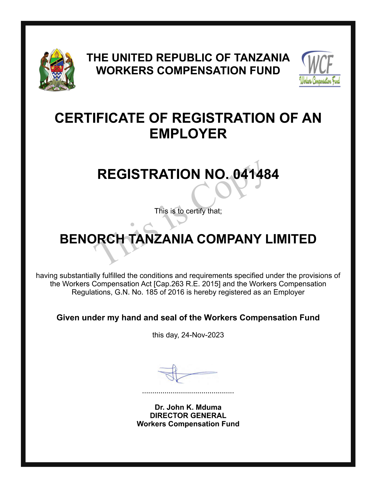 WCF Certificate